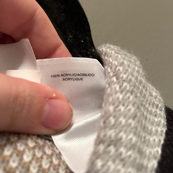 NWT Anne Klein XL Heather Grey Poncho Jacket Zip-Up Heavyweight Sweater Hoodie - Picture 8 of 15